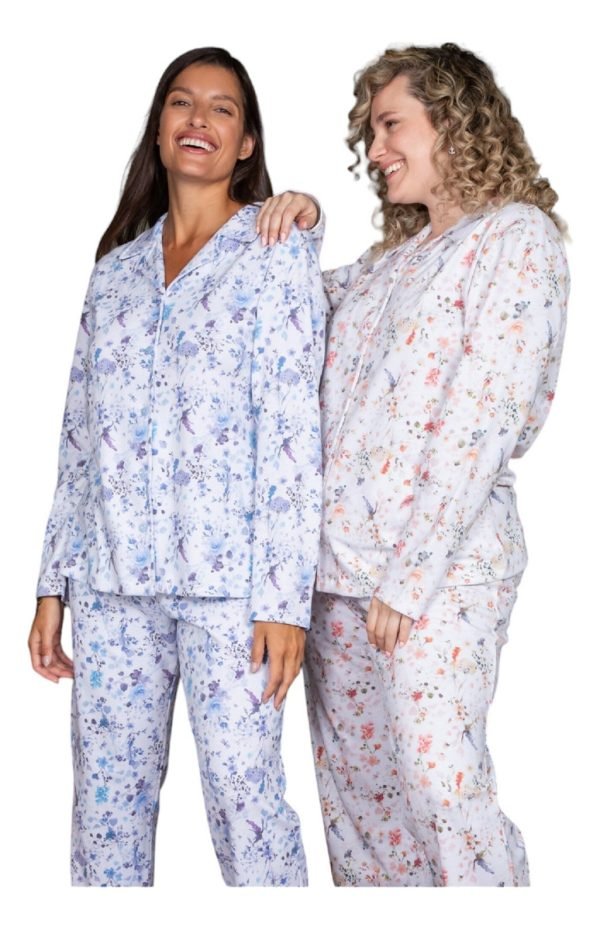 Pijama Interlock Abotonado 24549 Bianca Secreta T. Grandes