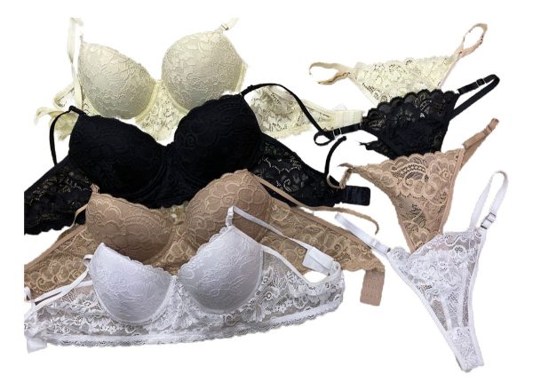 Pack X3 Conjunto Taza Soft Armado Puntilla Less Reg New 721