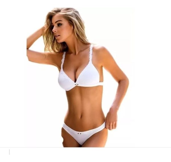 Conjunto Triangulo Soft Microfibra Labrada Less Brigitte 443