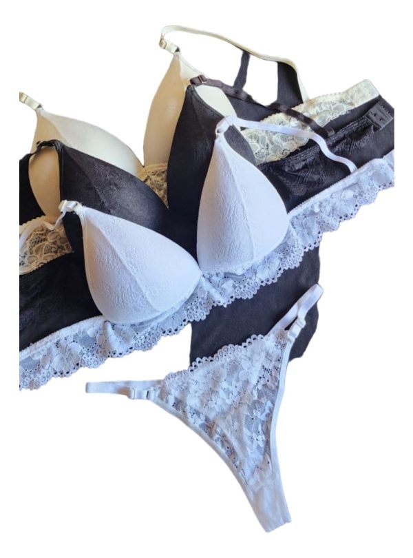 Pack X3 Conjunto Triangulo Soft Encaje Y Less Regulable New