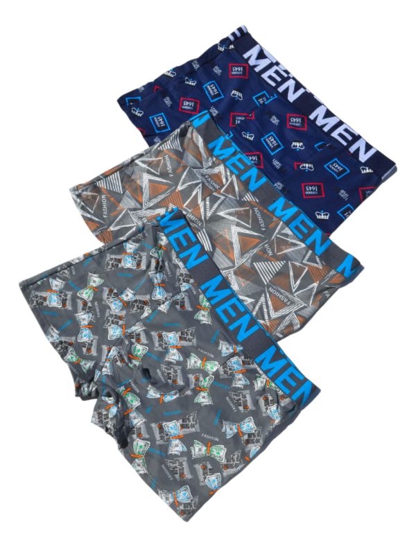 Pack X2 Boxer Hombre Estampado Algodón Y Lycra Maxima