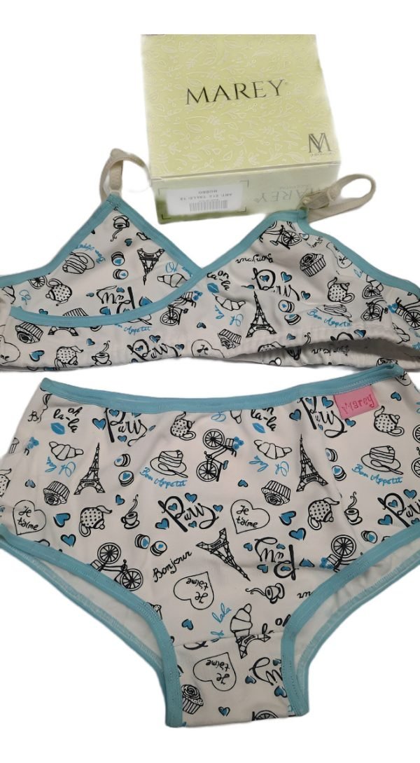Conjunto Nena Algodón Y Lycra Cruzado Estampado Marey 512