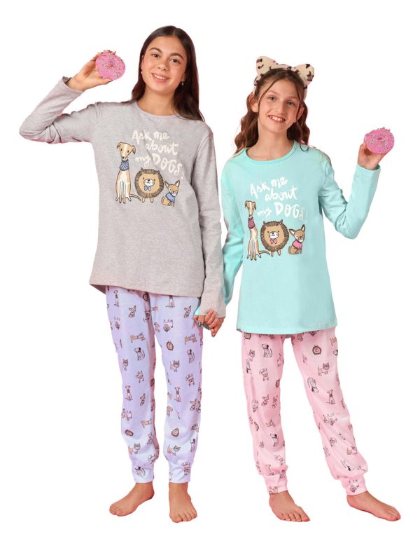 Pijama Infantil Invierno Jersey Talle 4 Al 16 Lencatex 25951