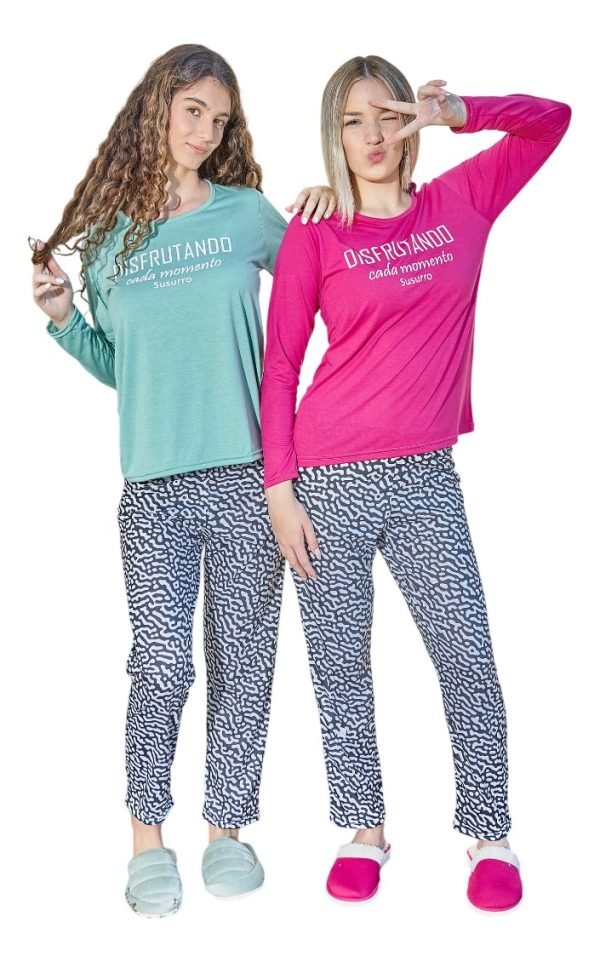 Pijama Invierno Mujer Combinado Susurro 3620