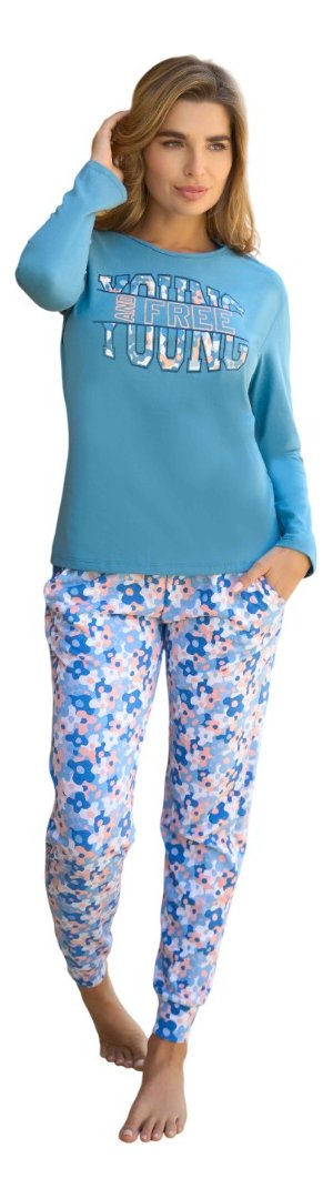 Pijama Invierno Mujer Jersey Algodón Lencatex 25359