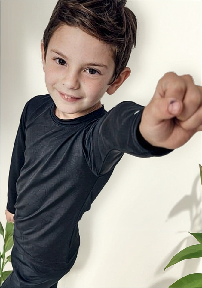 Camiseta Tipico Térmica Deportiva Frisada Para Niño 1240