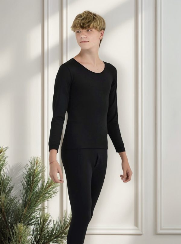 Pack Calza Y Remera Térmica Frisadas Spandex Niño/a