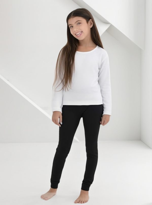 Pack Calza Y Remera Térmica Unisex Frisadas Spandex Niño/a