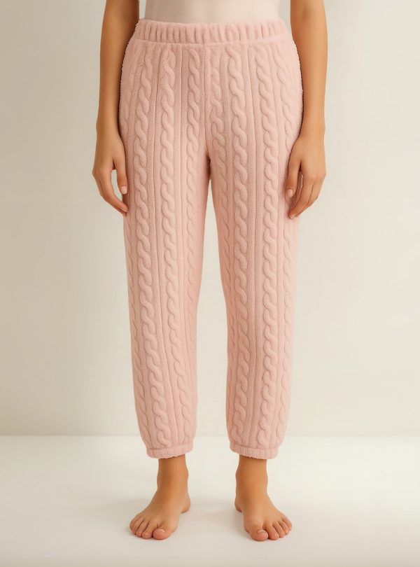 Pantalon Pijama Talle Amplio Polar Soft Simil Peluche Dama