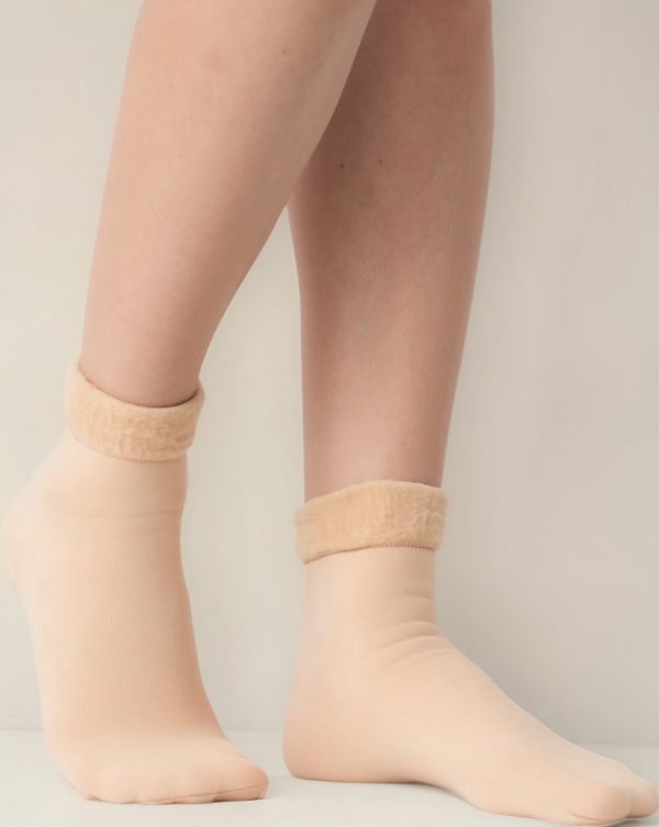 4 Pares Medias Calcetines Térmicos Suaves Cálidos Invierno