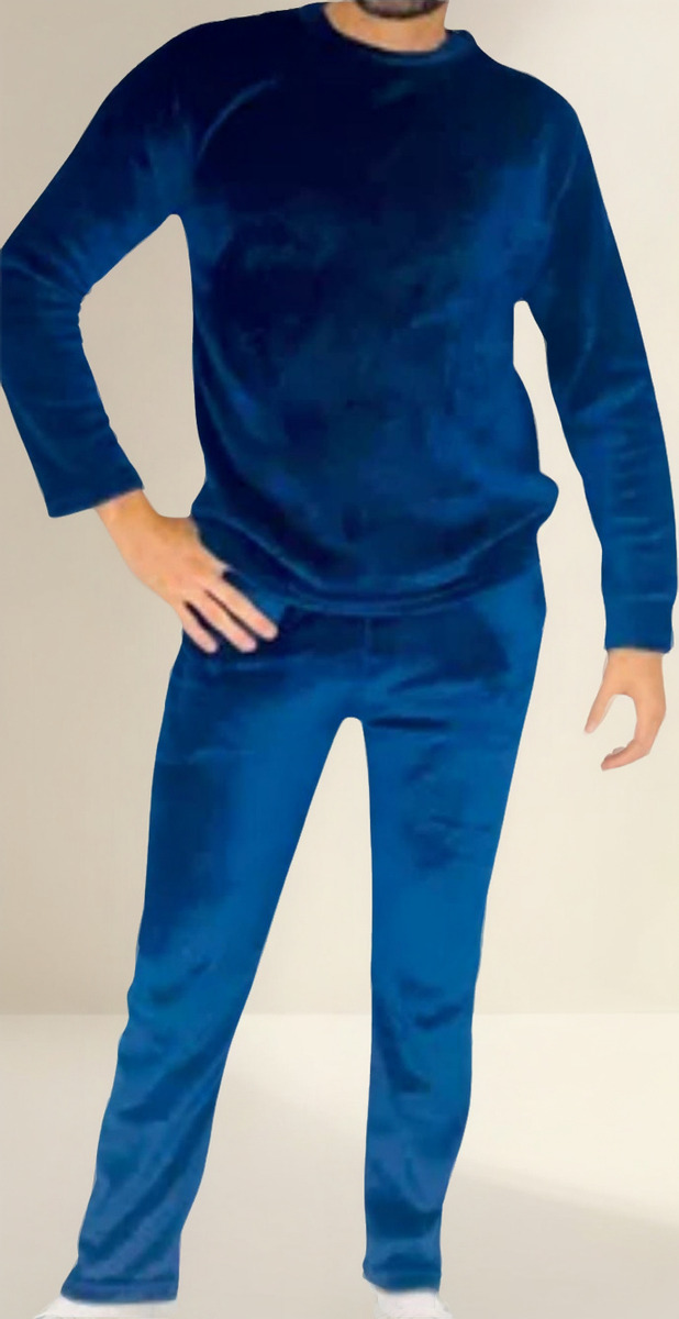 Pijama Hombre Polar Super Soft Terrenal Acanaladosuper Suave