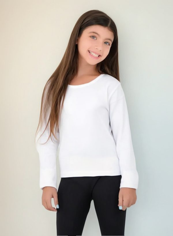 Remera Camisetas Térmicas Niños, Niñas Frisadas Unisex