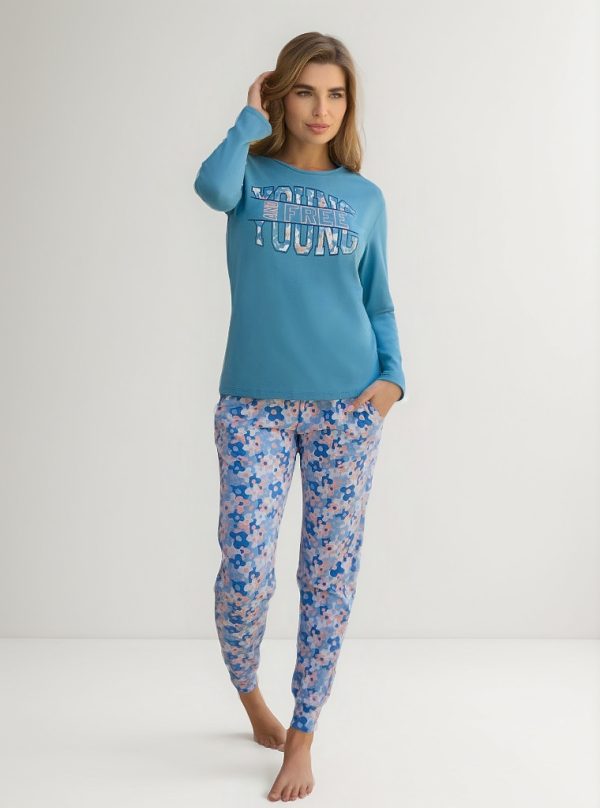 Pijama Invierno Mujer Jersey Algodón Lencatex 25359