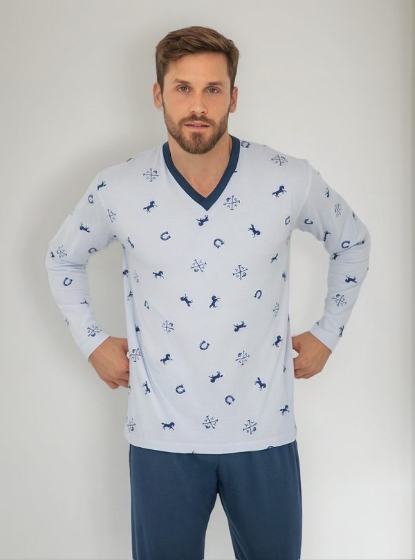 Pijama Hombre Invierno Linea Bilbao Bianca Secreta 23061
