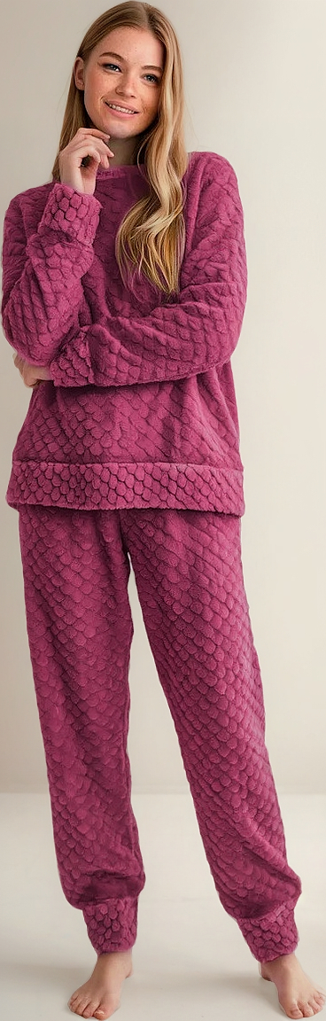 Pijama Mujer Polar Soft Calentito Invierno Bianca 6216