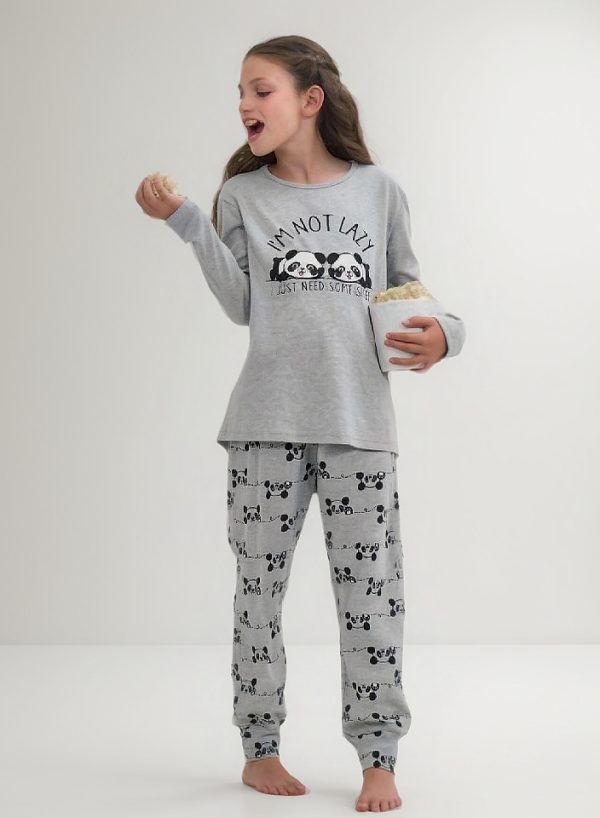 Pijama Invierno De Nena En Jersey Lencatex 24900