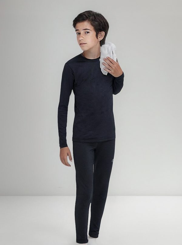 Conjunto Calza Térmica Y Camiseta Deportiva Niño Tipico