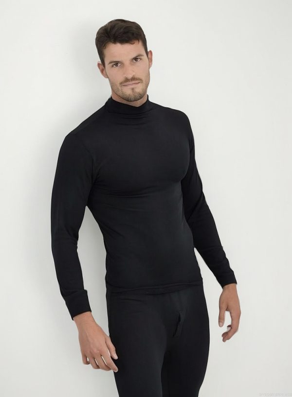 Polera Camiseta Térmica Hombre Frisada C/spandex