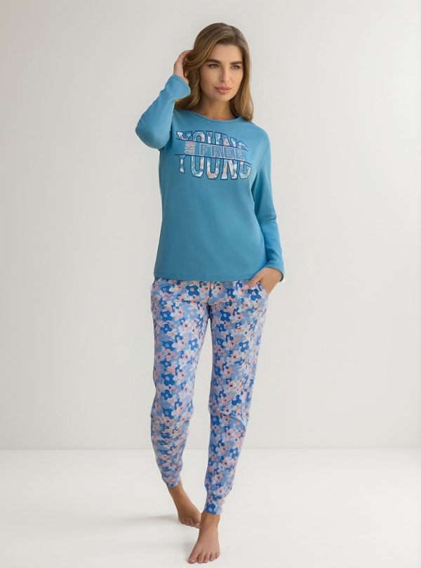 Pijama Invierno Mujer Jersey Algodón Lencatex 25359