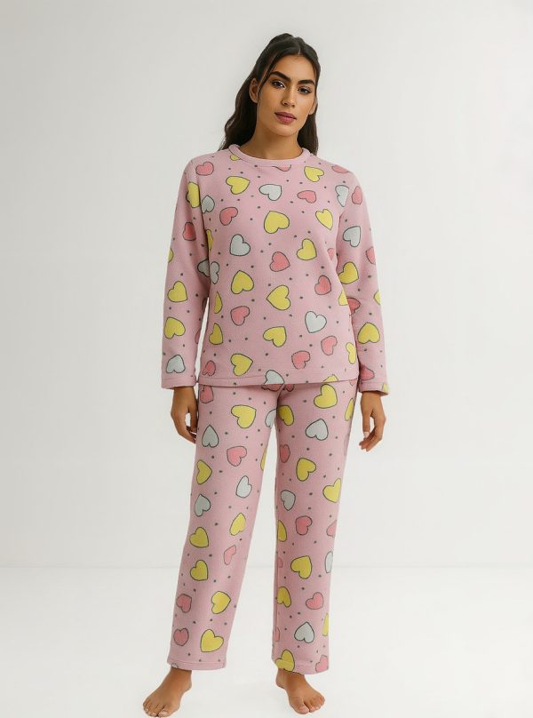 Pijama Invierno Mujer Polar Soft Luminoso Terrenal