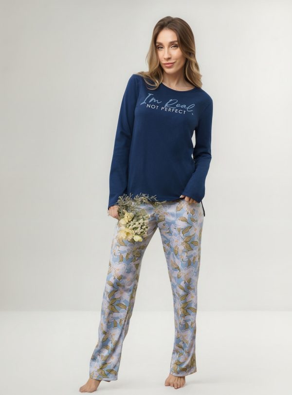 Pijama Invierno Mujer Jersey Algodón Lencatex 25369