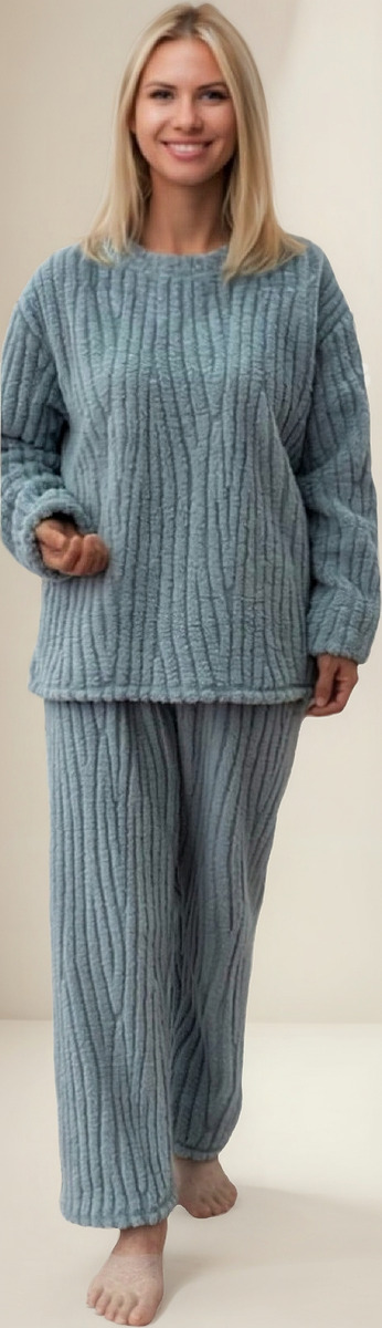 Pijama Mujer Polar Super Soft Terrenal Lisos Super Suave