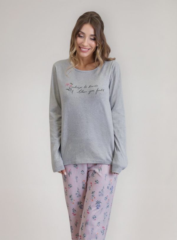 Pijama Invierno Mujer Jersey Algodón Lencatex 25367