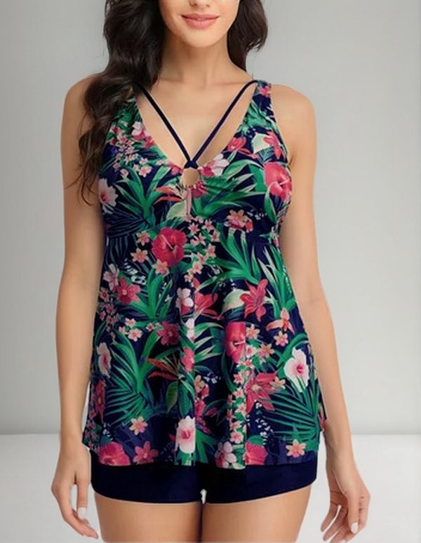 Tankini Cindisami 6317 Taza Soft Short Mujer Talle Gde.