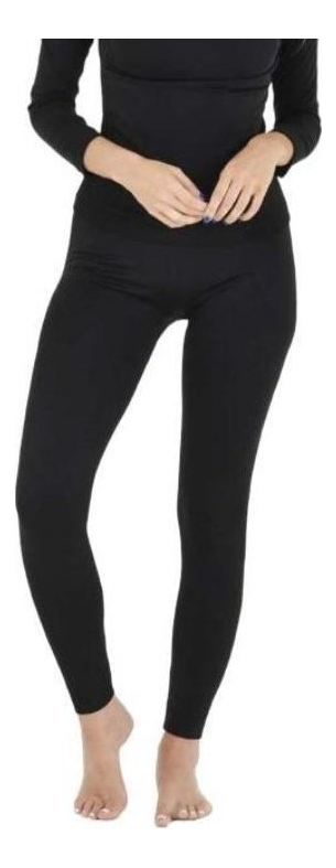 Calza Térmica Mujer Frisada Seamless Maxima Por Talle 100
