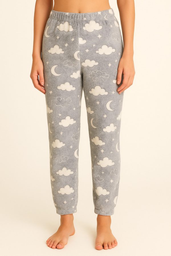 Pantalon Pijama Polar Soft Simil Peluche Unisex Calentitos