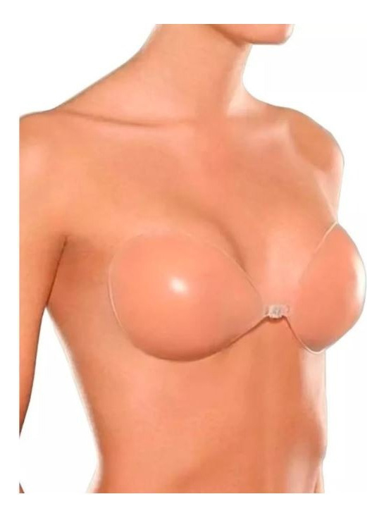 Corpiño Silicona Sin Bretel Adhesivo Color Piel Unbra