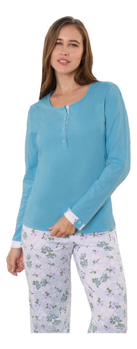 Pijama Invierno Mujer Jersey Algodón Lencatex 25374