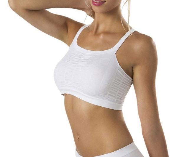 Corpiño Free Drapeado Seamless Sugar Teen 315. Talle Único.