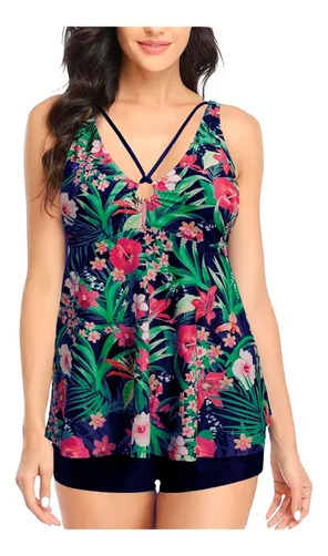 Tankini Cindisami 6317 Taza Soft Short Mujer Talle Gde.
