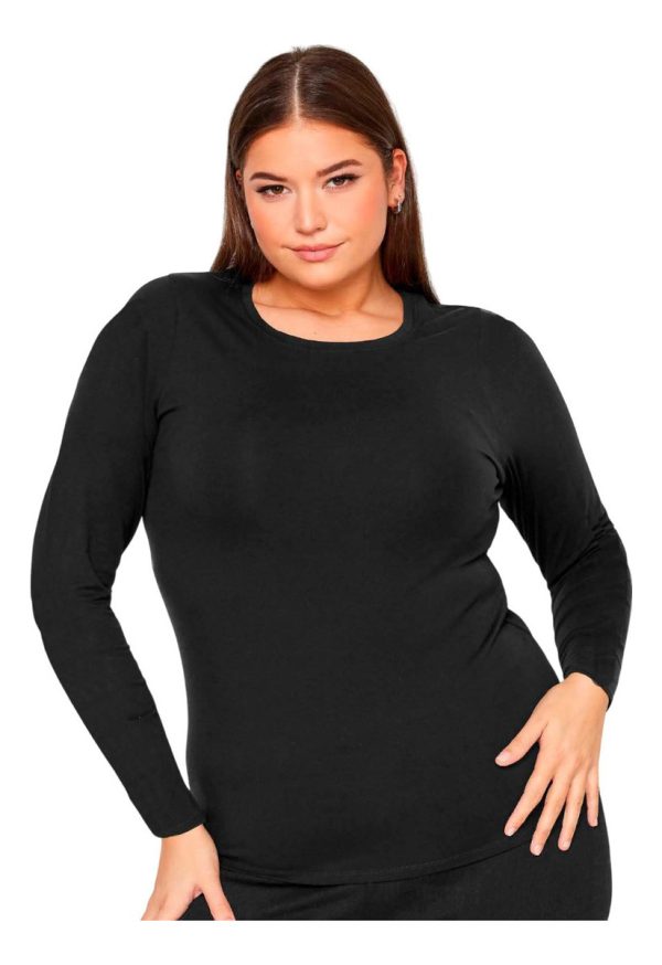 Camiseta Térmica Mujer Seamless Talle Especial Maxima 110e