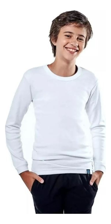 Tipico Camiseta Termica Niño O Niña Art 1225n Talle 12 Al 16
