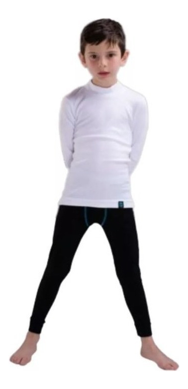 Camiseta Media Polera Térmica Niño, Niña Tipico 1228n