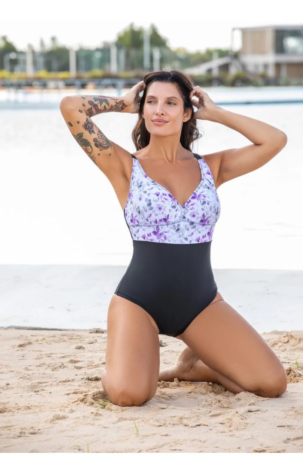 Traje De Baño Enterizo Bianca Mare 26227 Mujer Vedetina