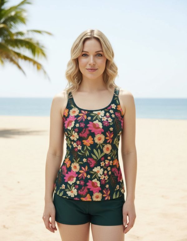 Tanquini Malla Juvenil Taza Desmontable Y Short Art 3137